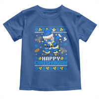 Happy Chrismukkah Merry Christmas Hanukkah Toddler T Shirt Dabbing Santa Ugly Chanukah Jewish