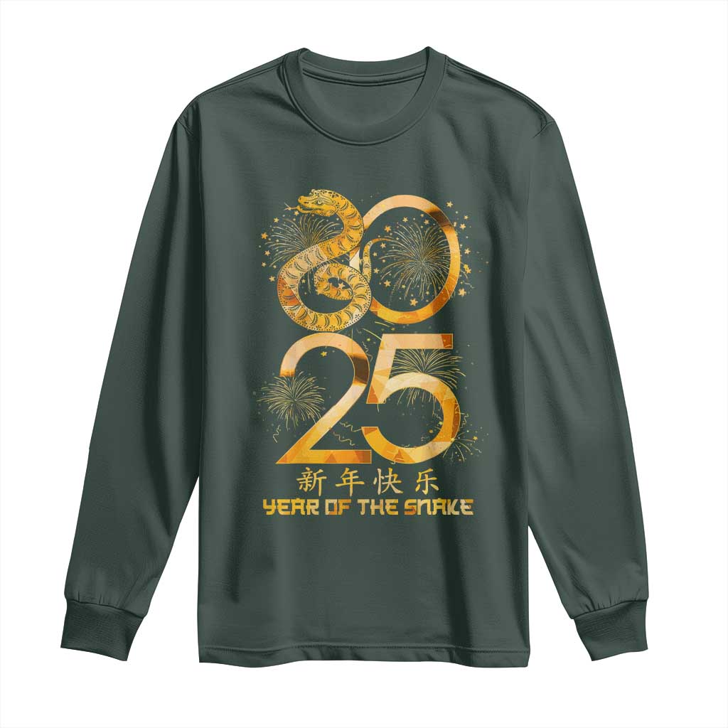 Lunar New Year 2025 Long Sleeve Shirt Chinese Year Of The Snake