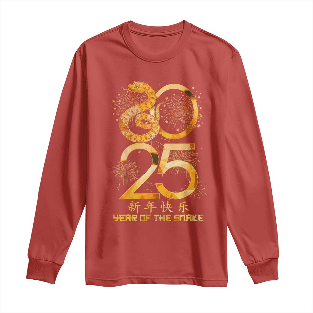 Lunar New Year 2025 Long Sleeve Shirt Chinese Year Of The Snake