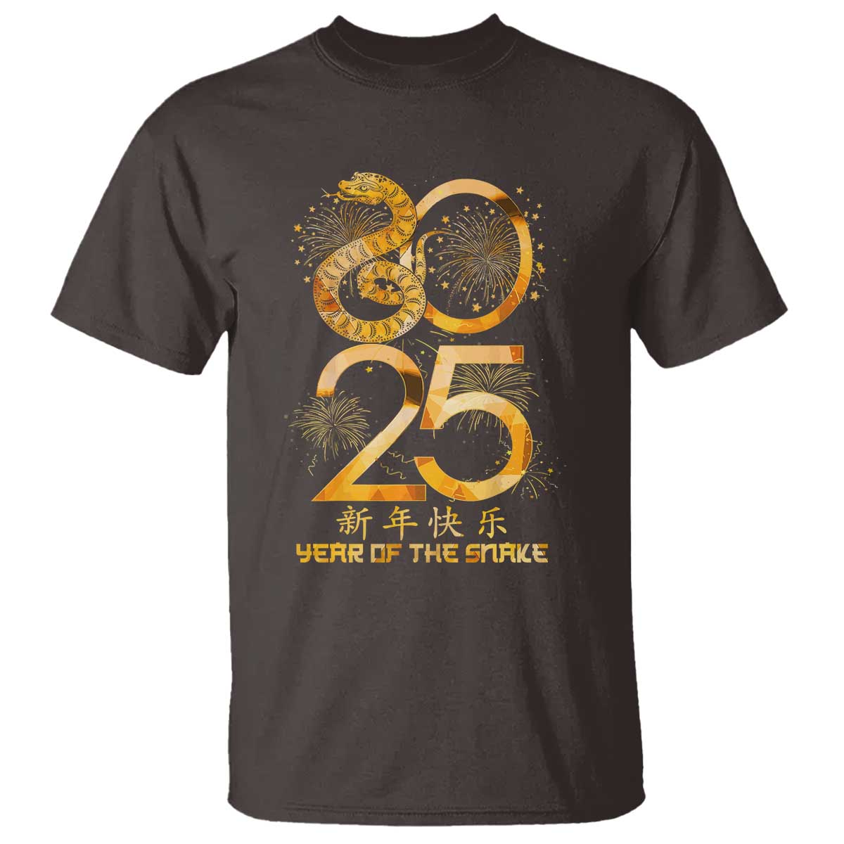 Lunar New Year 2025 T Shirt Chinese Year Of The Snake - Wonder Print Shop