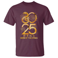 Lunar New Year 2025 T Shirt Chinese Year Of The Snake - Wonder Print Shop