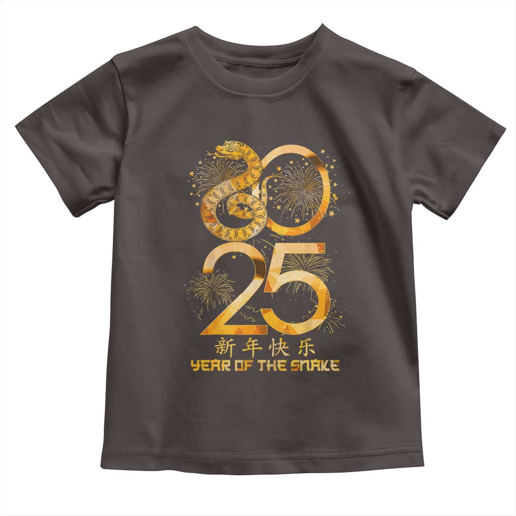 Lunar New Year 2025 Toddler T Shirt Chinese Year Of The Snake