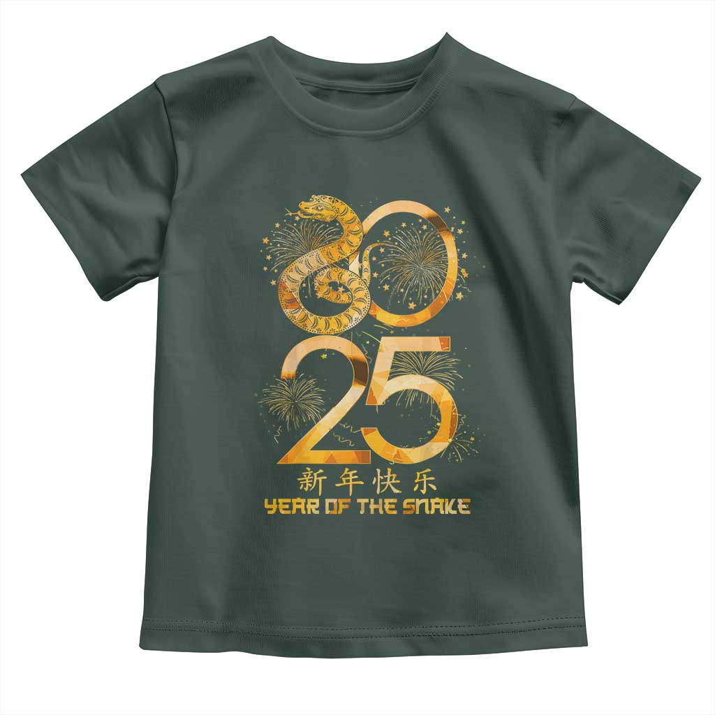 Lunar New Year 2025 Toddler T Shirt Chinese Year Of The Snake