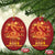 Year Of The Snake 2025 Lunar New Year Christmas Ornament Zodiac Snake Charm Red Decor for Luck