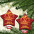 Year Of The Snake 2025 Lunar New Year Christmas Ornament Zodiac Snake Charm Red Decor for Luck