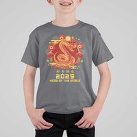 Year Of The Snake 2025 Lunar New Year T Shirt For Kid - Wonder Print Shop