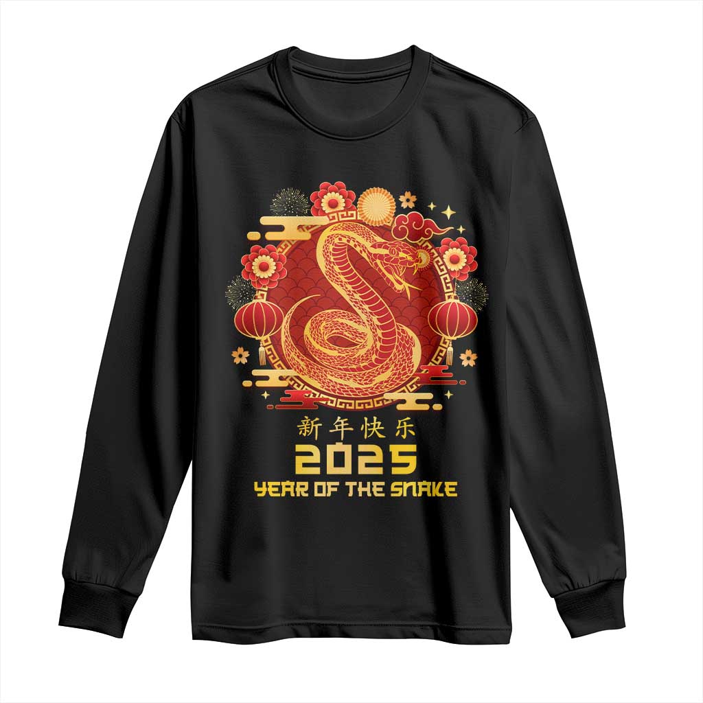 Year Of The Snake 2025 Lunar New Year Long Sleeve Shirt