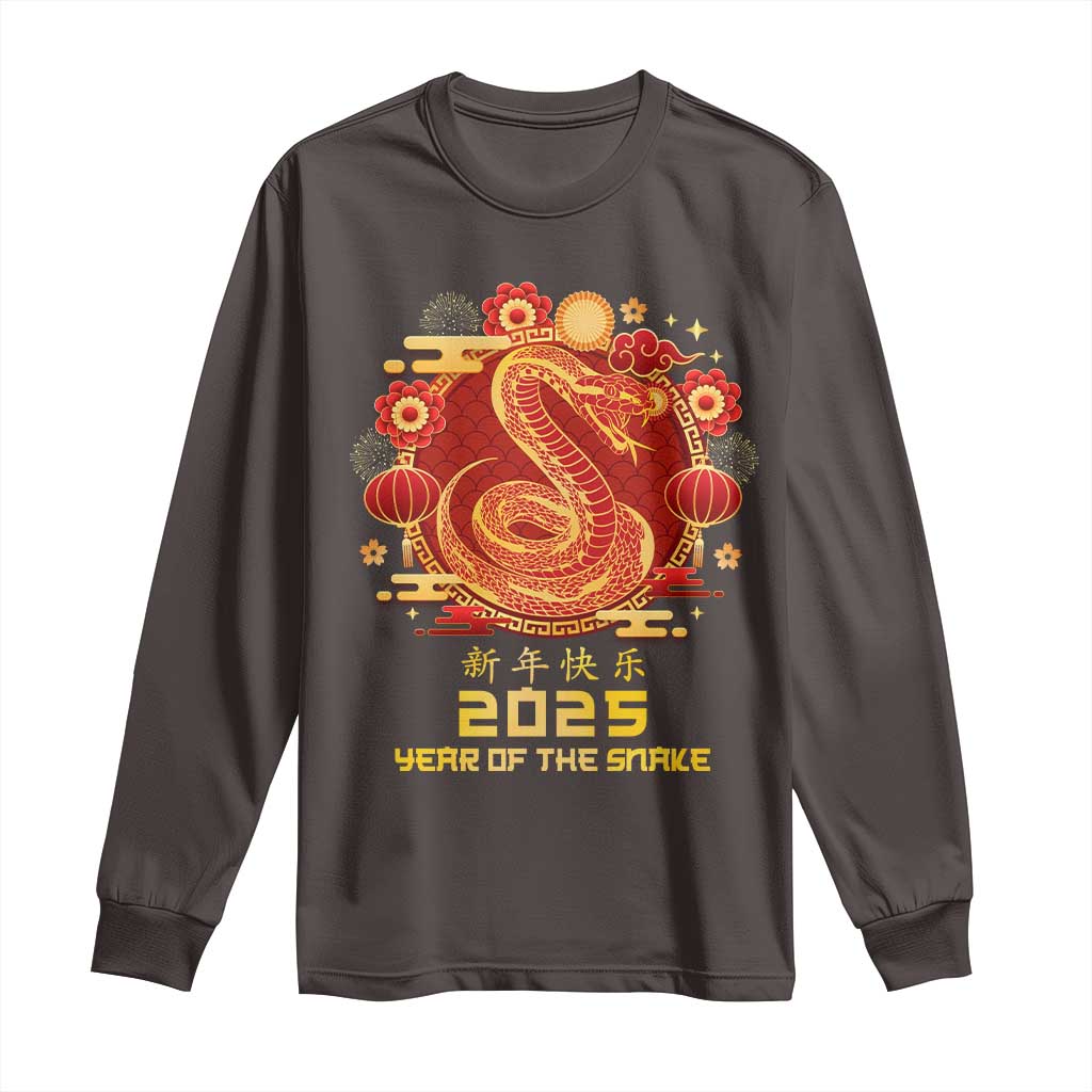 Year Of The Snake 2025 Lunar New Year Long Sleeve Shirt
