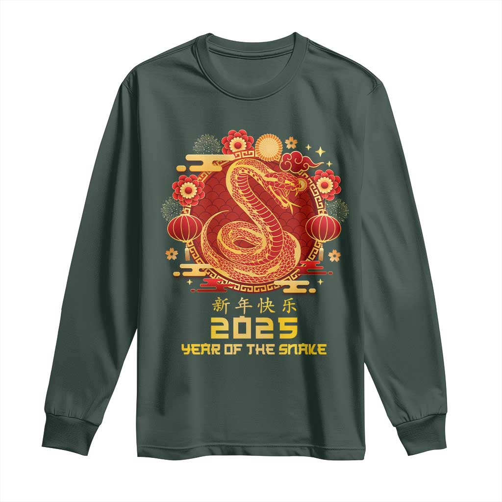 Year Of The Snake 2025 Lunar New Year Long Sleeve Shirt