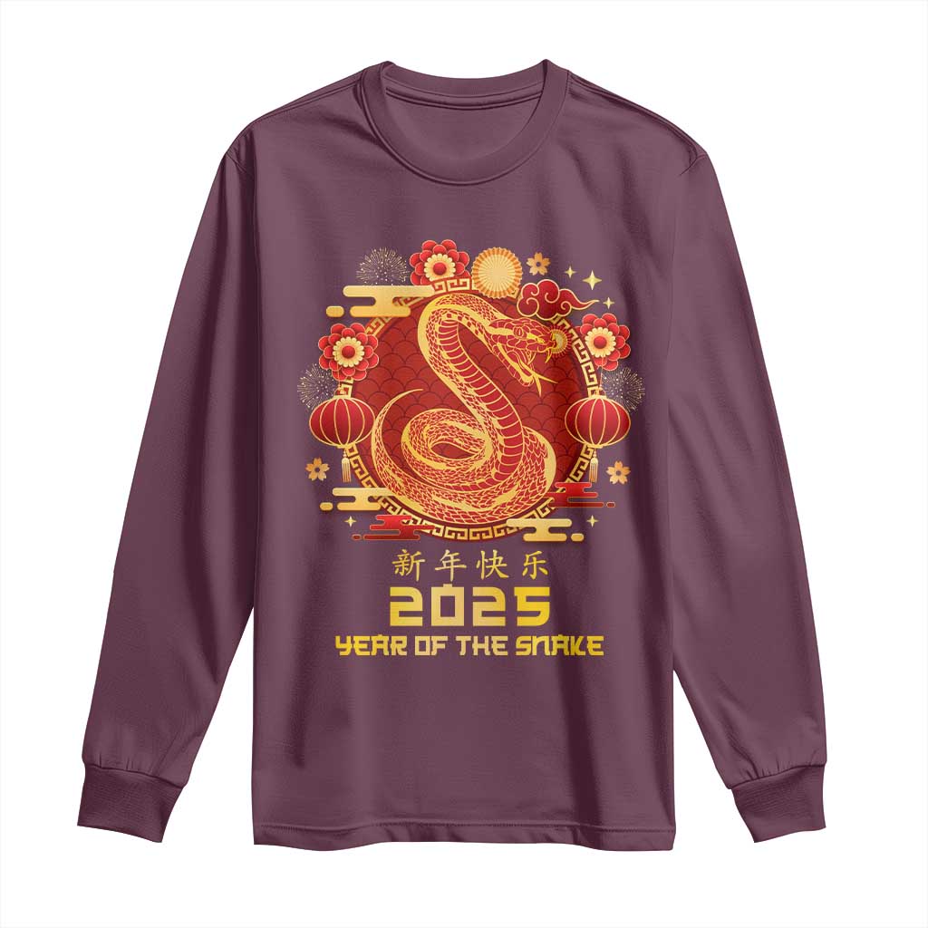 Year Of The Snake 2025 Lunar New Year Long Sleeve Shirt
