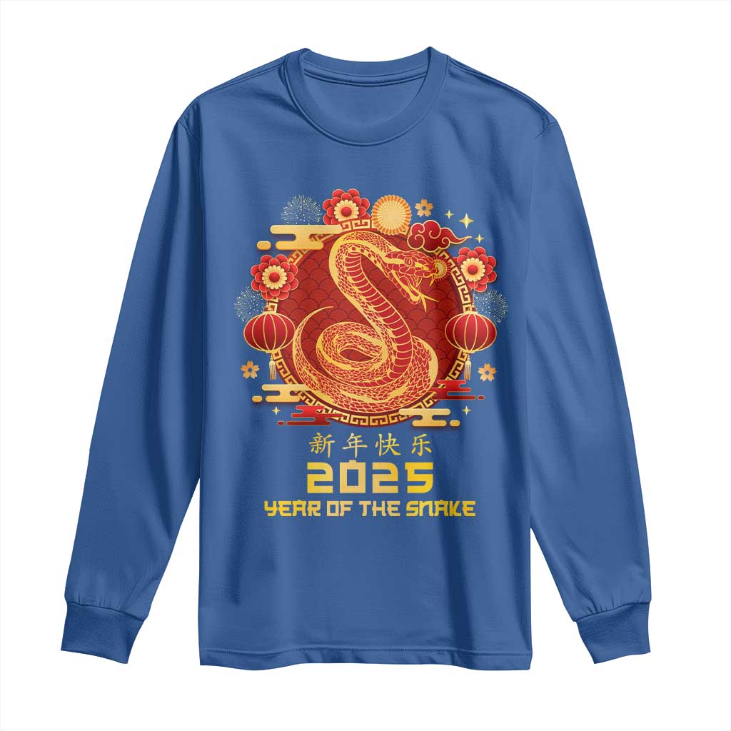 Year Of The Snake 2025 Lunar New Year Long Sleeve Shirt