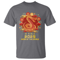 Year Of The Snake 2025 Lunar New Year T Shirt - Wonder Print Shop