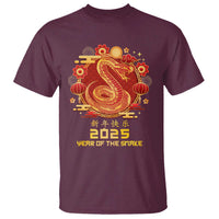 Year Of The Snake 2025 Lunar New Year T Shirt - Wonder Print Shop
