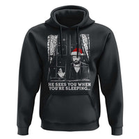 Stranger Christmas Hoodie Funny Murray He Sees You Vintage - Wonder Print Shop