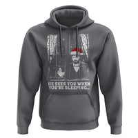 Stranger Christmas Hoodie Funny Murray He Sees You Vintage - Wonder Print Shop