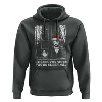 Stranger Christmas Hoodie Funny Murray He Sees You Vintage - Wonder Print Shop