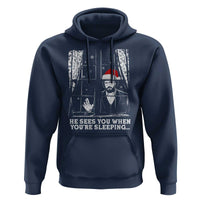 Stranger Christmas Hoodie Funny Murray He Sees You Vintage - Wonder Print Shop