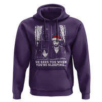 Stranger Christmas Hoodie Funny Murray He Sees You Vintage - Wonder Print Shop