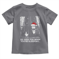 Stranger Christmas Toddler T Shirt Funny Murray He Sees You Vintage - Wonder Print Shop