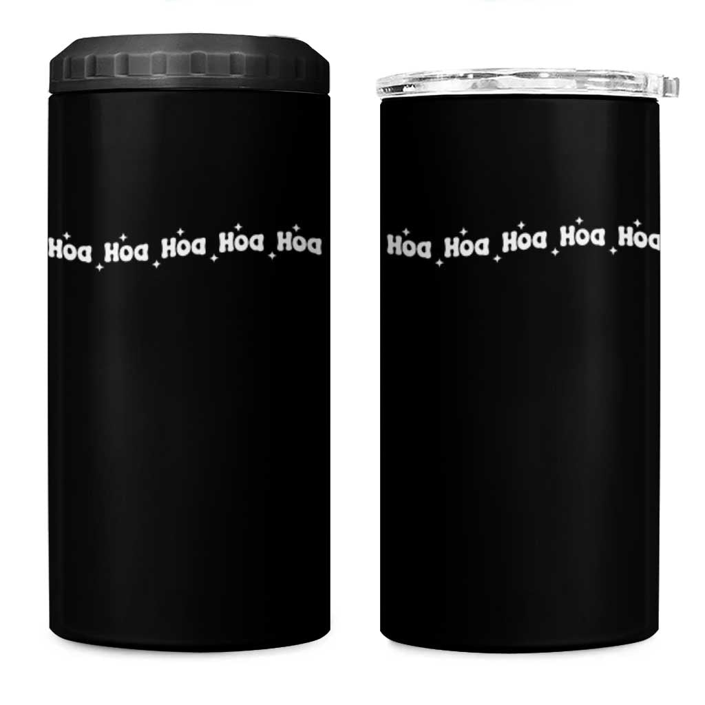 Hoa Hoa Hoa 4 in 1 Can Cooler Tumbler Funny Book Lover - Wonder Print Shop
