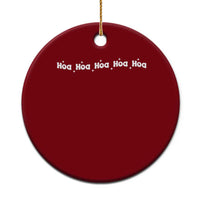 Hoa Hoa Hoa Ceramic Ornament Funny Book Lover - Wonder Print Shop