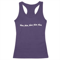 Hoa Hoa Hoa Racerback Tank Top Funny Book Lover - Wonder Print Shop