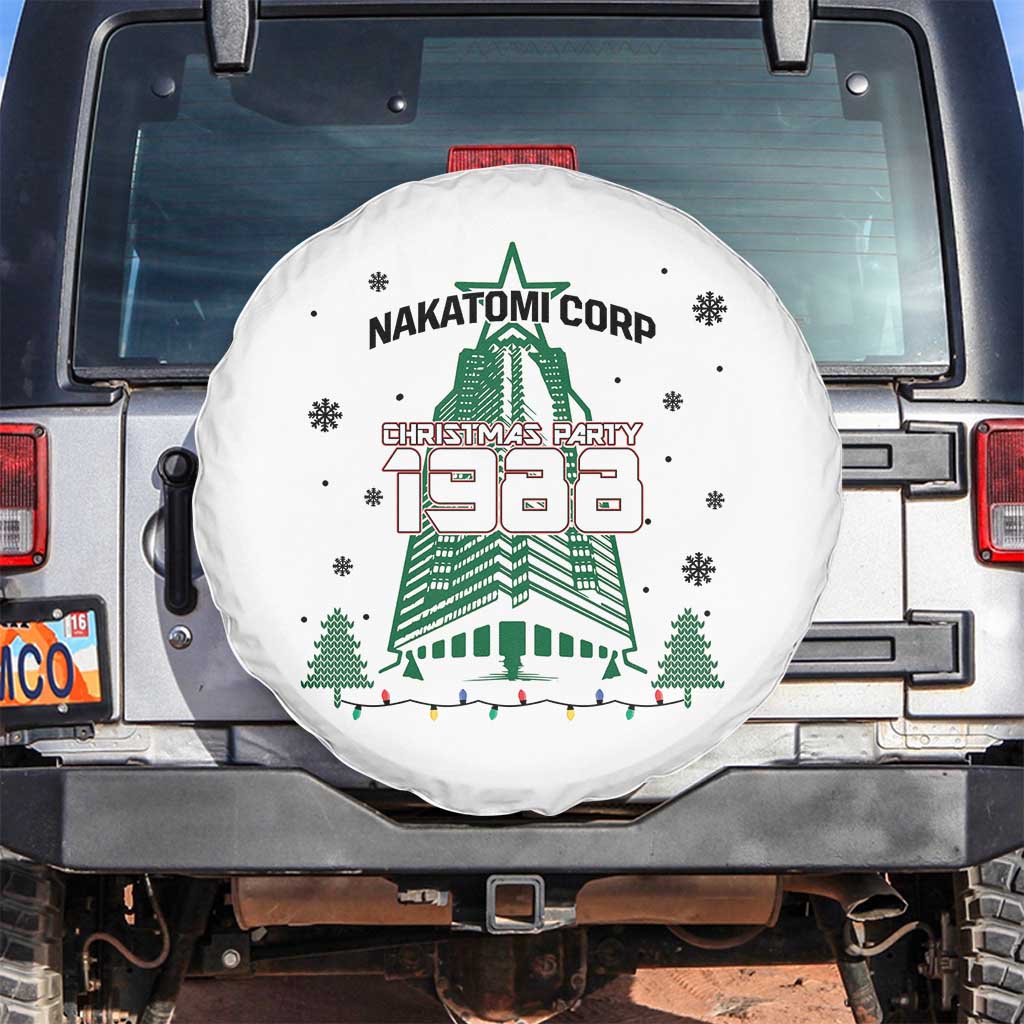Vintage Nakatomi Plaza 1988 Christmas Party Spare Tire Cover - Wonder Print Shop