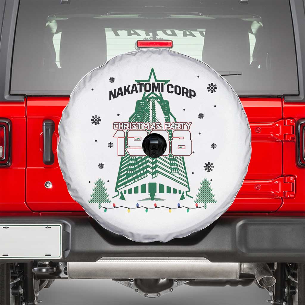 Vintage Nakatomi Plaza 1988 Christmas Party Spare Tire Cover - Wonder Print Shop