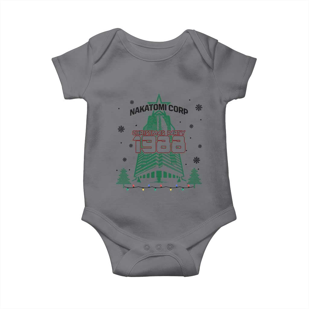 Vintage Nakatomi Plaza 1988 Christmas Party Baby Onesie - Wonder Print Shop