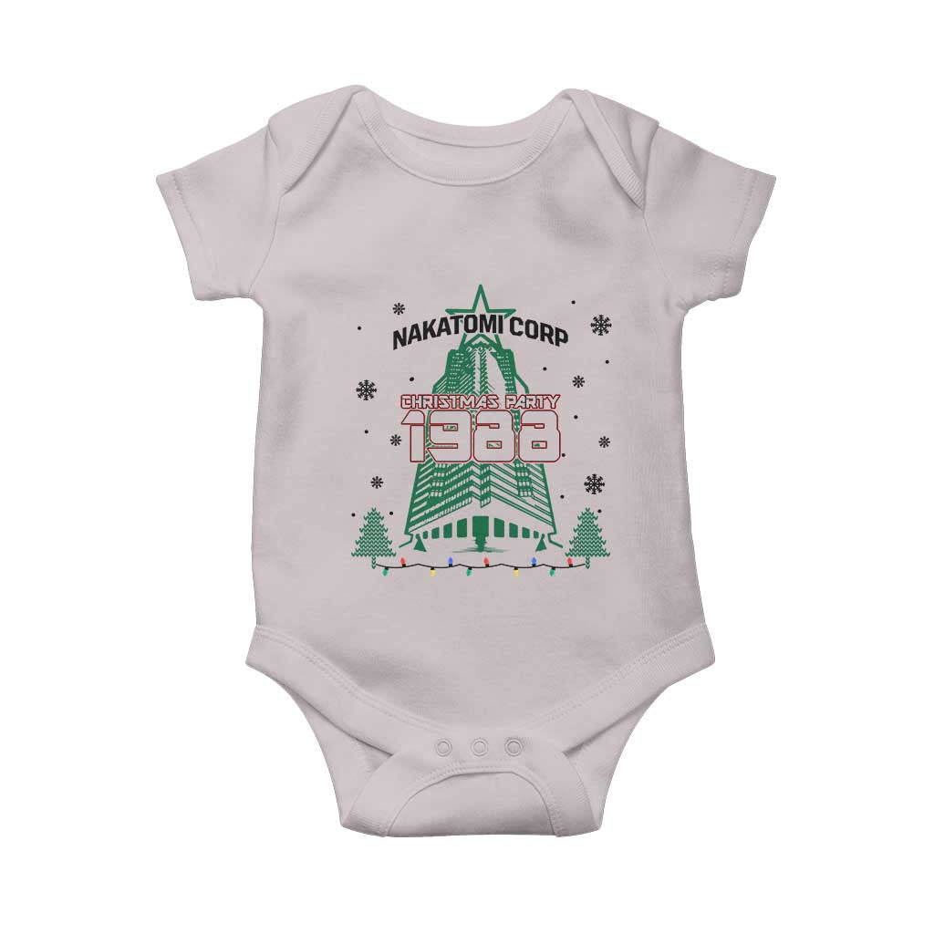 Vintage Nakatomi Plaza 1988 Christmas Party Baby Onesie - Wonder Print Shop