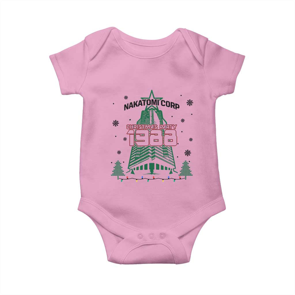 Vintage Nakatomi Plaza 1988 Christmas Party Baby Onesie - Wonder Print Shop