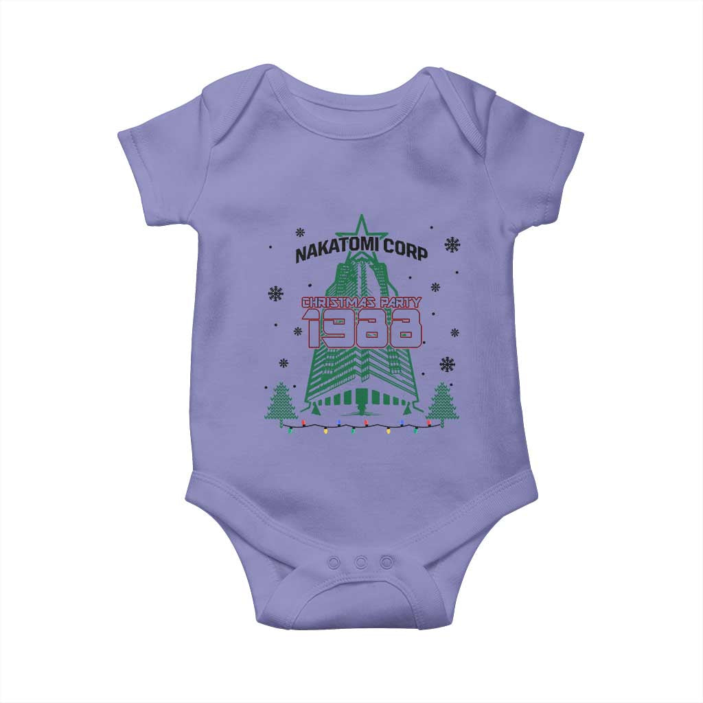 Vintage Nakatomi Plaza 1988 Christmas Party Baby Onesie - Wonder Print Shop