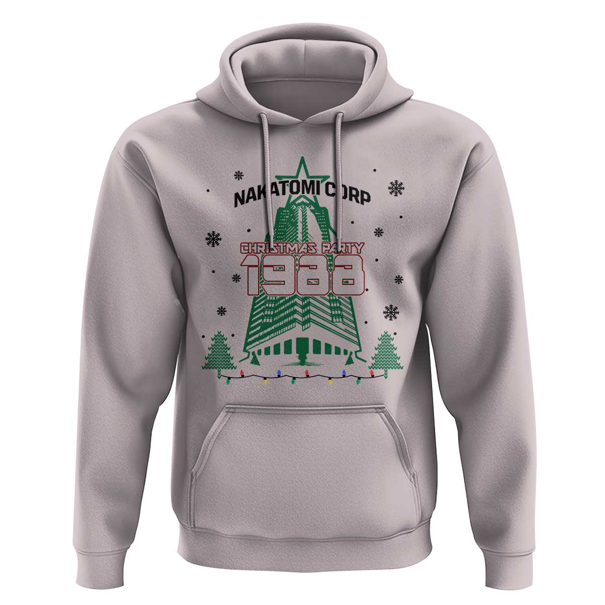 Vintage Nakatomi Plaza 1988 Christmas Party Hoodie - Wonder Print Shop