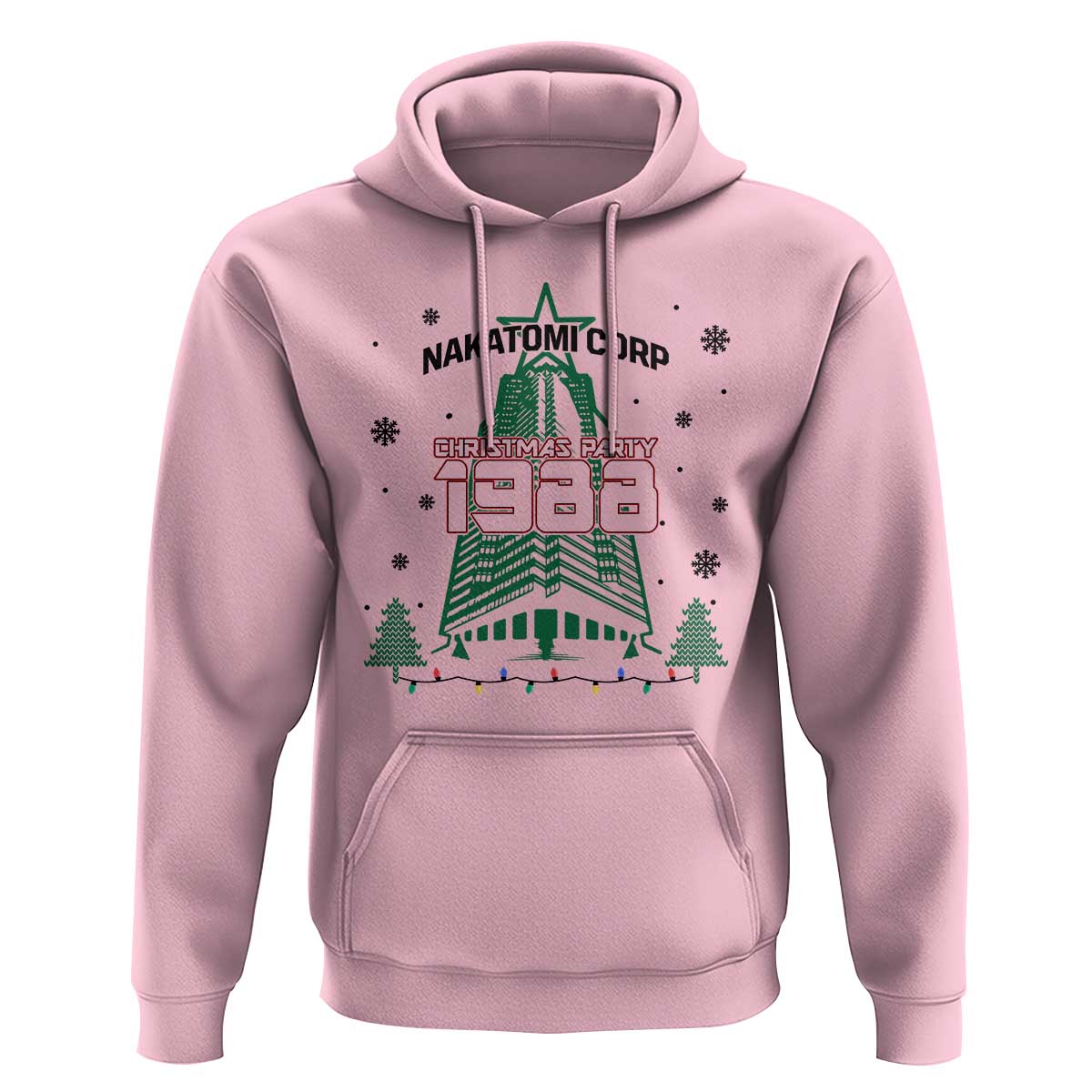 Vintage Nakatomi Plaza 1988 Christmas Party Hoodie - Wonder Print Shop