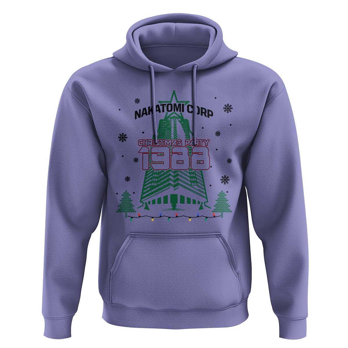 Vintage Nakatomi Plaza 1988 Christmas Party Hoodie - Wonder Print Shop