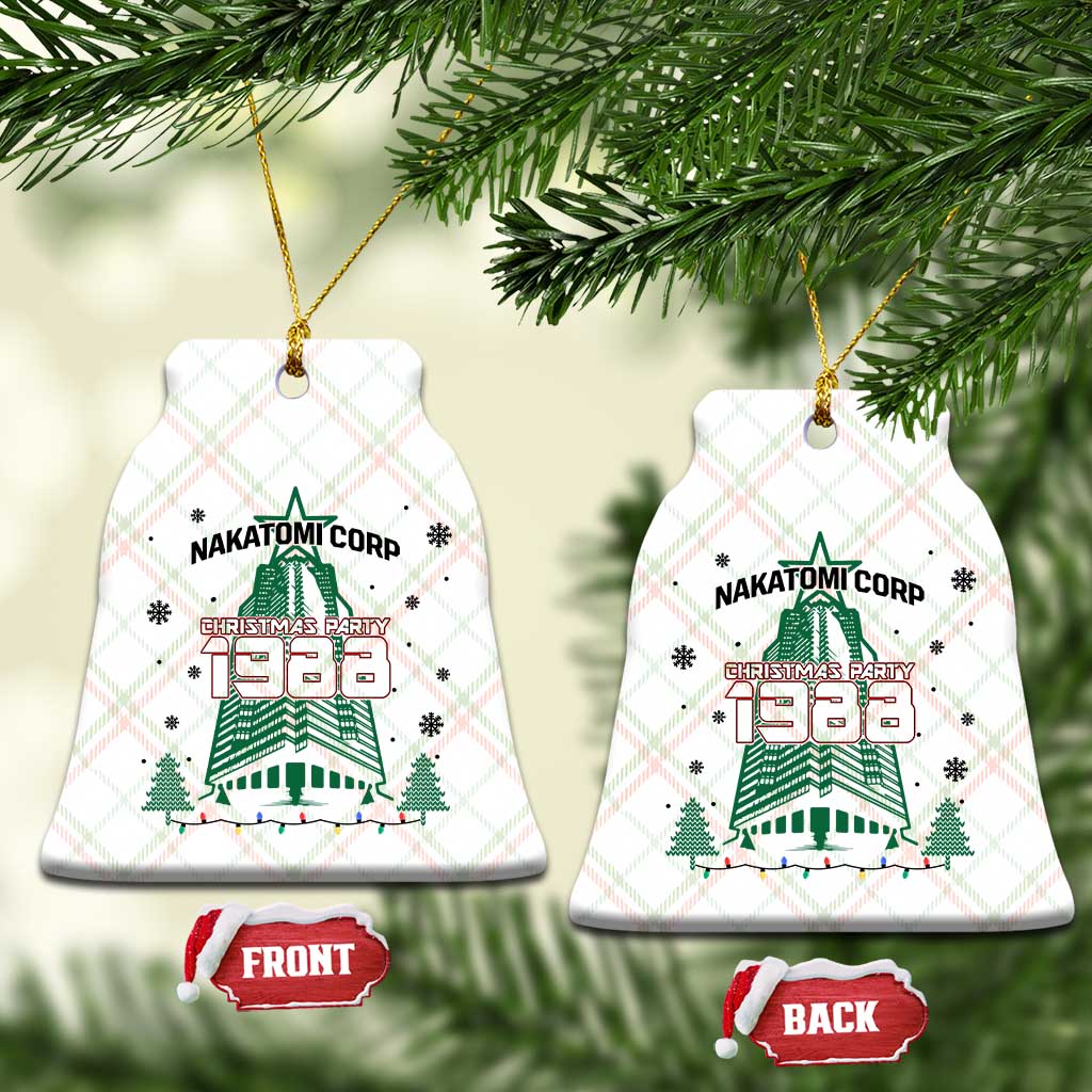 Vintage Nakatomi Plaza 1988 Christmas Party Ceramic Ornament - Wonder Print Shop