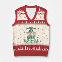 Vintage Nakatomi Plaza 1988 Xmas Party V-Neck Knit Sweater Vest - Wonder Print Shop