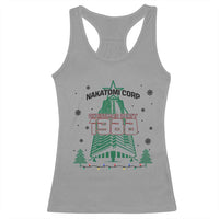 Vintage Nakatomi Plaza 1988 Christmas Party Racerback Tank Top - Wonder Print Shop