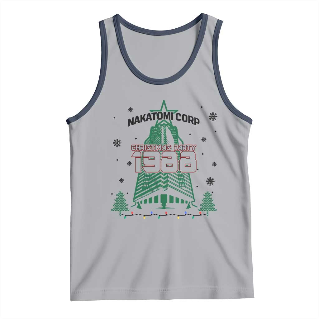 Vintage Nakatomi Plaza 1988 Christmas Party Tank Top - Wonder Print Shop