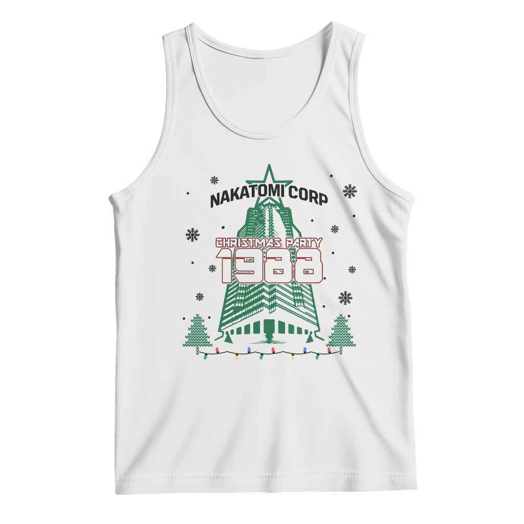 Vintage Nakatomi Plaza 1988 Christmas Party Tank Top - Wonder Print Shop