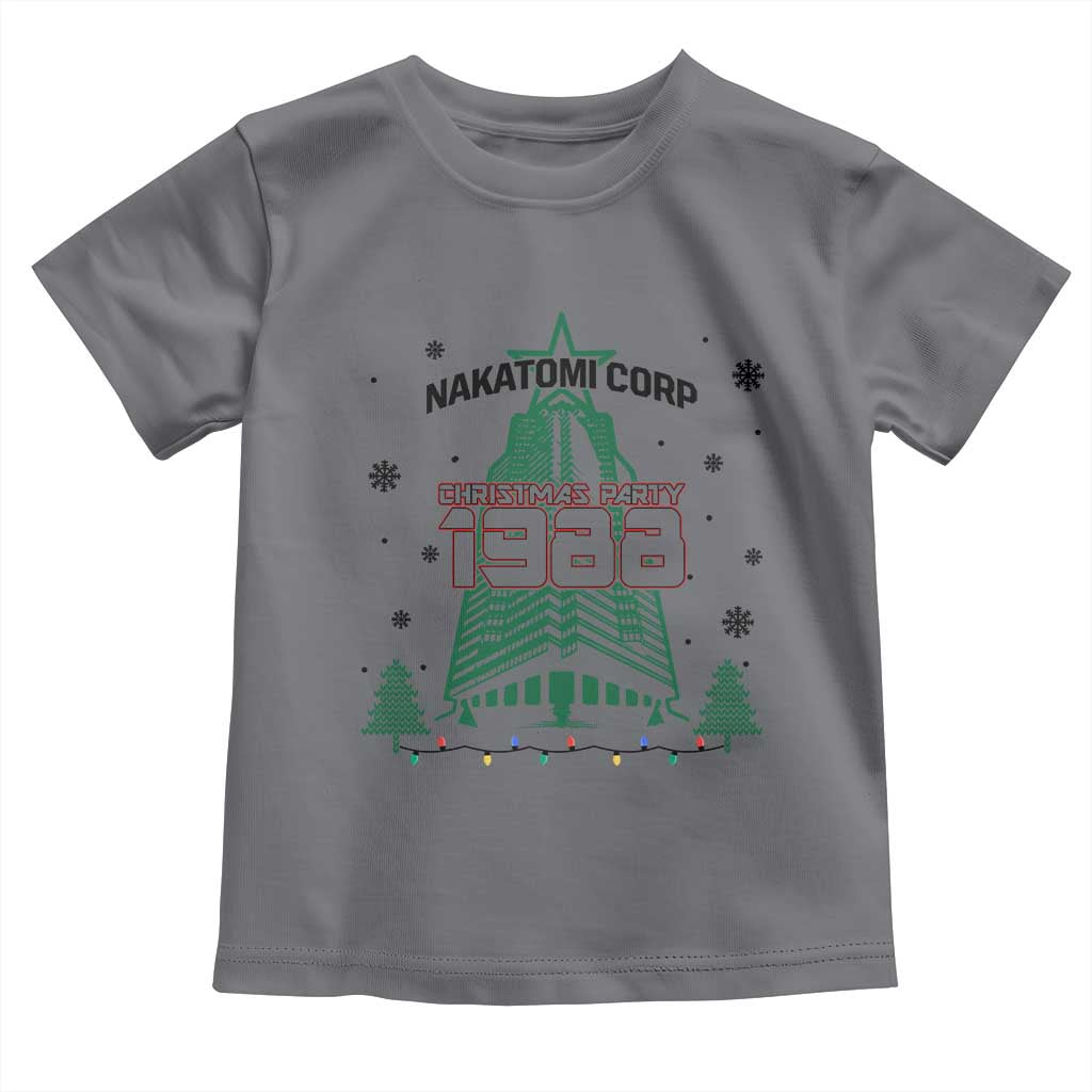Vintage Nakatomi Plaza 1988 Christmas Party Toddler T Shirt - Wonder Print Shop