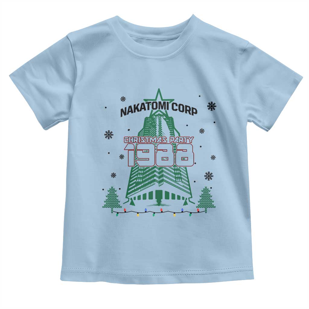 Vintage Nakatomi Plaza 1988 Christmas Party Toddler T Shirt - Wonder Print Shop