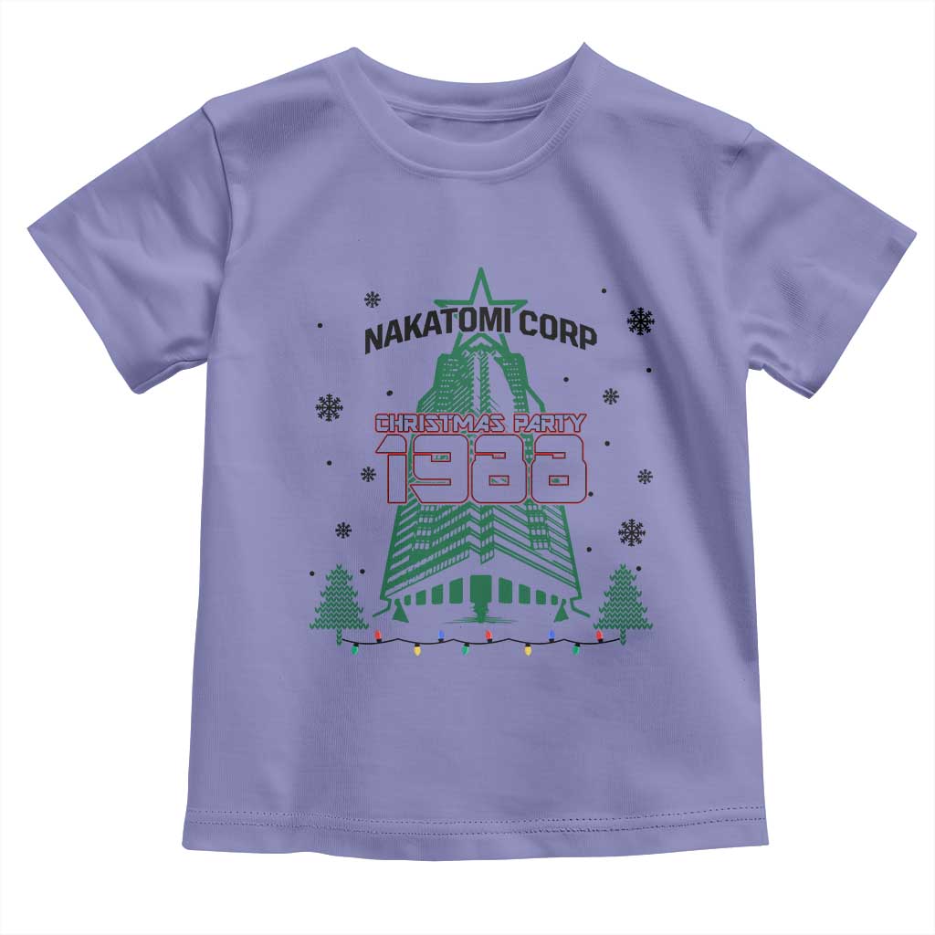 Vintage Nakatomi Plaza 1988 Christmas Party Toddler T Shirt - Wonder Print Shop