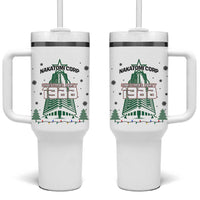 Vintage Nakatomi Plaza 1988 Christmas Party Tumbler With Handle - Wonder Print Shop