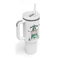 Vintage Nakatomi Plaza 1988 Christmas Party Tumbler With Handle - Wonder Print Shop