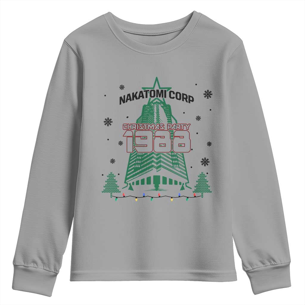 Vintage Nakatomi Plaza 1988 Christmas Party Youth Sweatshirt - Wonder Print Shop