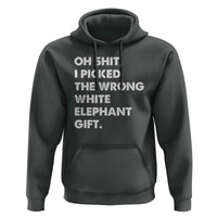Oh Shit Funny White Elephant Gifts Hoodie - Wonder Print Shop