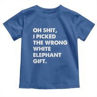 Oh Shit Funny White Elephant Gifts Toddler T Shirt - Wonder Print Shop
