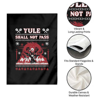 Christmas Yule Shall Not Pass Garden Flag Fantasy Movie Ugly Xmas - Wonder Print Shop
