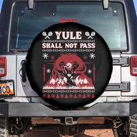 Christmas Yule Shall Not Pass Spare Tire Cover Fantasy Movie Ugly Xmas - Wonder Print Shop
